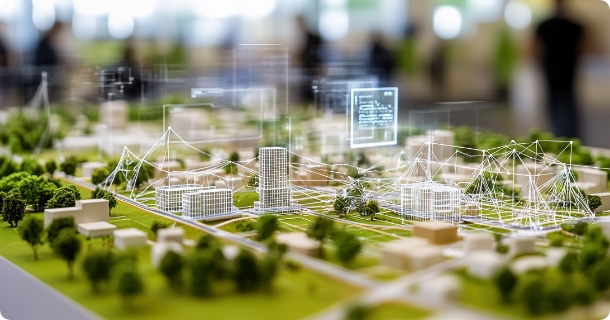 3D 모델링 지도 이미지